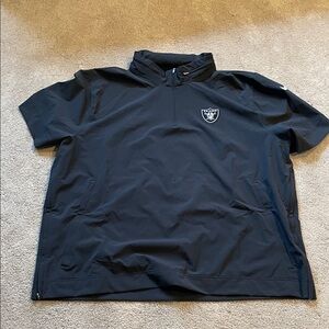Nike Black Short Sleeve Raiders Pullover